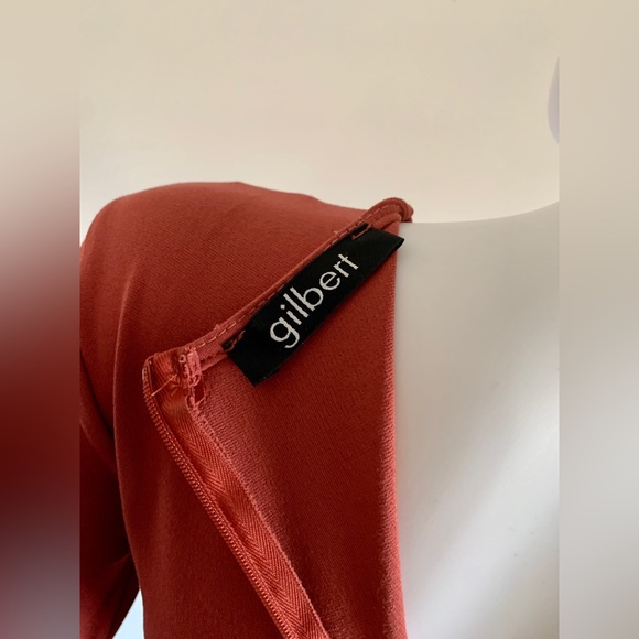 Mendocino Executive Dress in Persimmon - Picture 5 of 6